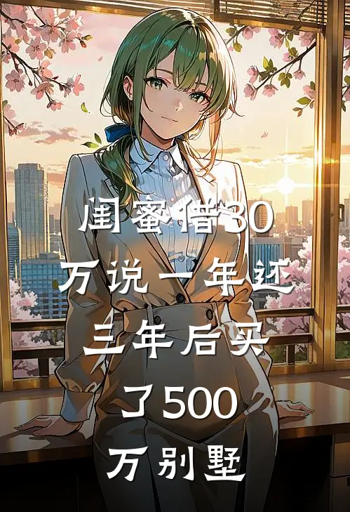 闺蜜借30万说一年还，三年后买了500万别墅