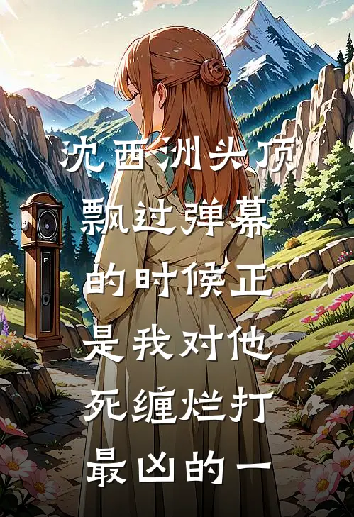 沈西洲头顶飘过弹幕的时候正是我对他死缠烂打最凶的一