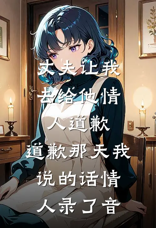 丈夫让我去给他情人道歉，道歉那天我说的话情人录了音