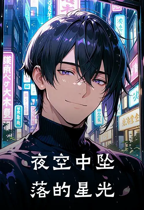 夜空中坠落的星光